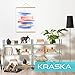 KRASKA Poster Frames 17 x 24 inch Magnetic Poster Hanger Frame Wooden Map Hanger, Poster Hanging Kit Wooden Poster Hangers Art Print Poster Holder Magnetic Poster Frame 17x24 17x28 17x12, 17 inch Long