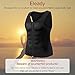 Eleady Men's Sauna Sweat Vest Weight Loss Waist Trainer (Black Sauna Tank Top Men, S)