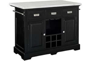 XPRESS WORLD Steve Silver Aspen Ebony Finished Wood Kitchen Island
