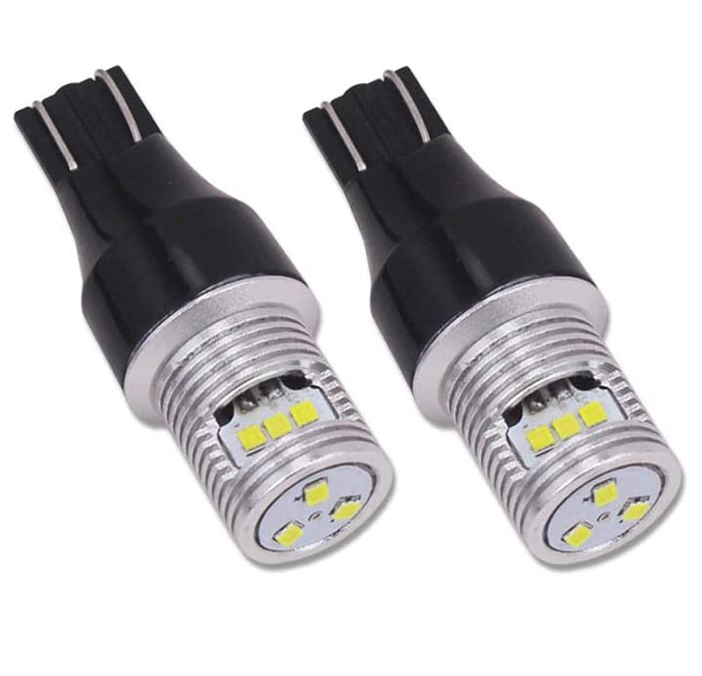 Eseastar 921 W16W LED Bulbs 12V-24V T15 912 9LED HP1616 Extremely Bright with Canbus Error Free For Car Backup Reverse Light,6000K White