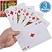 Jumbo Playing Cards - (3 Decks) Large 5 x 7 Inch Giant Deck of Huge Poker Playing Cards for Casino Party Decorations, Game Night, Magic Supplies, Jumbo Games for Seniors, Adults & Kids