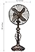 Deco Breeze DecoBreeze DBF0503 Traditional Table Top Fan from Presitge Collection in Copper Finish, 12 Inch, Prestige