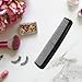 Cubaco 5 inch Hair Comb Pocket Size Mini Bulk Combs Perfect for Travelling, 20 Pack Black Combs for Unisex, Salon Barber Comb for All Hair Types