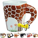 3D Coffee Mug Funny Animal Porcelain 13.5 Oz Tea