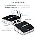 Bluetooth Transmitter Receiver 2-in-1 - Digital Optical TOSLINK - 3.5mm Wireless Audio Adapter for TV - Home Stereo System - aptX Low Latency - Bluetooth 4.1 - Pair Two Bluetooth Devices at once