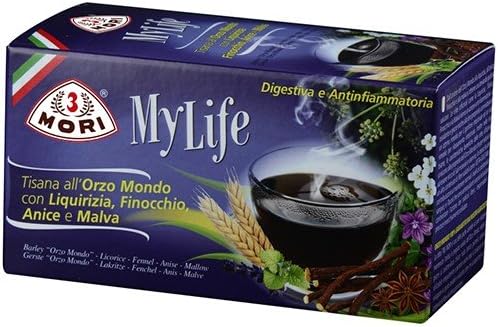 Barley Licorice Anise Fennel &amp; Mallow Herbal Infusion by Tre Mori (72 gram)