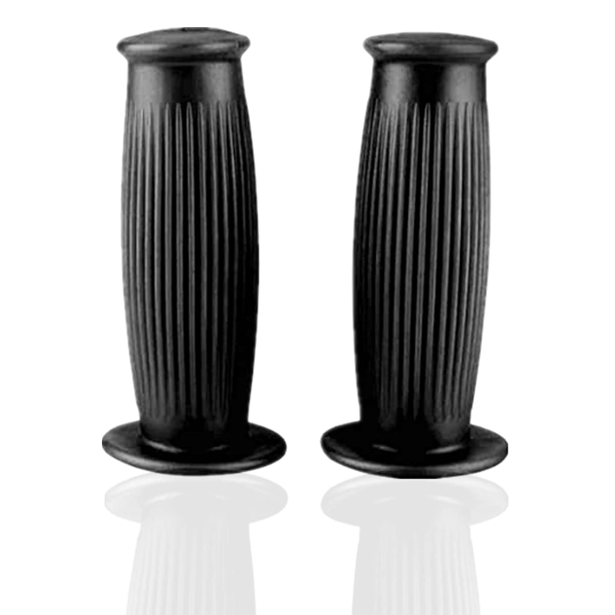 1 inch handlebar grips motorcycle + Motorcycle Grips Pair of 1inch 25mm Universal Motorcycle Vintage TPU Handle Handlebar Grip(Black)