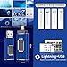 USB Flash Drive for iPhone 512gb Memory Stick fuxingmen Photo Stick USB 3.0 Jump Drive Thumb Drives Externa Lightning Memory Stick for iPhone iPad Android and Computers (blue512GB)
