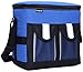 MIER 30Cans Collapsible Soft Cooler Bag Insulated Picnic Lunch Bag, Navy Blue, Large