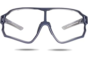 ROCKBROS Photochromic Sunglasses for Men Women Oversized Cycling Sunglasses Bike Glasses Sports Sunglasses UV 400 Protection