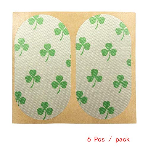 image for Tubwair Deodorant Sticker (12-Pack) Clover Printed 6.53.5CM Oval Odor 