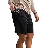 Burlebo Men’s 5.5 Inch Everyday Shorts – Lightweight Stretch Casual Athletic Shorts with Pockets