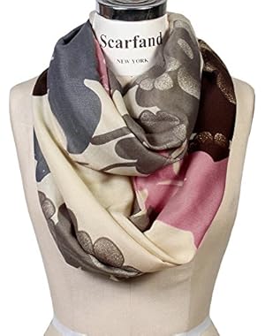 Vibrant Painting Artistic Print Infinity Scarf
