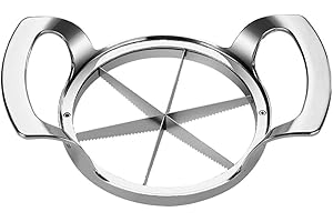 INOOMP Stainless Steel Orange Slicer Cutter Fruit Cutting Tool Vegetable Slicer Kitchen Gadget for Easy