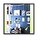 Hanging Photo Organizer Rail With Chains and 32 Clips Cream Perfect For Collage Picture Craft Art Display Projects