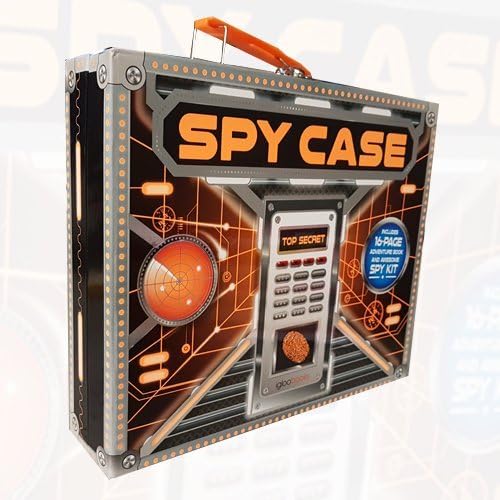 SPY CASE Top Secret Includes 16 Page Adventure Book and Awesome SPY KIT Toy