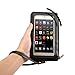 KISS GOLD(TM) Artificial Leather Touch Screen Women Purse Wallet Pouch Wristlet for Iphone 8, 8 Plus, 7 Plus, 7, 6S Plus, 6S, 6(black)