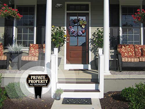 5 Private+Property+Trespassing+Protect+Non+Reflective