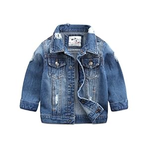 Baby Boys’ Basic Denim Jacket Button Down Jeans Jacket Top www.denim.fit