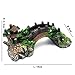 Dimart Super Magical Aquarium Resin Decoration Colorful Bridge Pavilion Tree Rockery for Fish Tank Multicolor