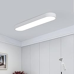 Becailyer Modern LED Ceiling Light, 23.6" Flush