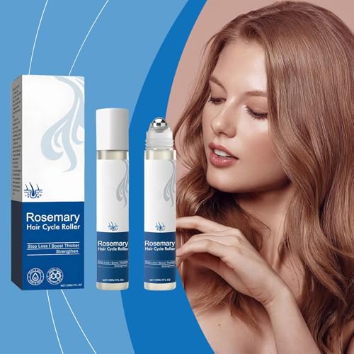 LBOYLOVE® Hair Wise Rosemary Hair Growth Serum with Redensyl and Anagain, Roll-On Boosts Oxygen Flow, Reduces Hair Fall 25ml For All Hair Types
