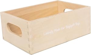 Bigjigs Toys Wooden Food Crate
