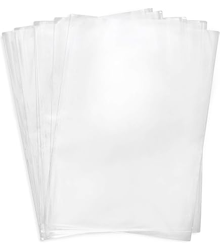 Lot De 400 Sacs Thermorétractables En PVC Transparent - 5 Tailles (10x15cm à 25x35cm) - Pour Savon, Bombes De Bain, Emballage