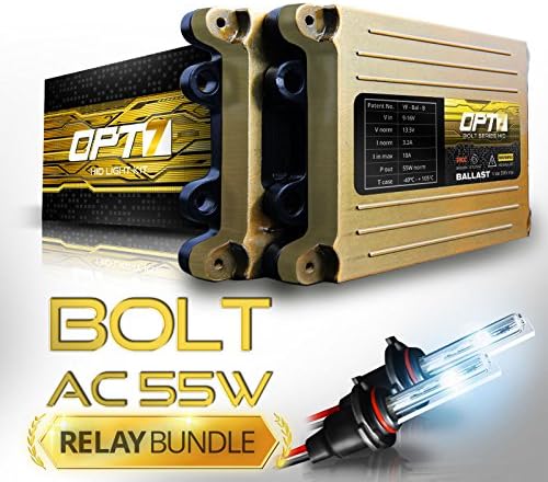 Bolt AC 55w Hi-Power H7 HID Kit - Relay Bundle - All Bulb Sizes and Colors - 2 Yr Warranty [8000K Ice Blue Xenon Light]