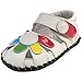 pediped Originals Daisy Sandal (Infant),White Multi,Extra Small (0-6 Months)