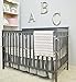 American Baby Company Cotton Percale Crib Bumper, Gray