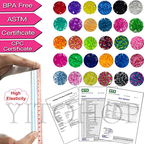 YITOHOP 12080+ Loom Bands Kit, Rubber Bands for Bracelet Making Kit, DIY Art Craft Loom Bracelet Kit,2026 Creativity Birthday Gift Ideal Christmas Gifts