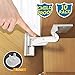 Child Safety Cabinet Locks, BigRoof Newest Version Heavy Duty Drawer Locks Baby Proof No Drill Child Proof Cabinet Latch Baby Safety Locks for Cabinet Drawer 10 Pack