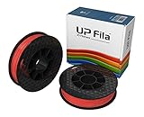UP Fila C-22-10 PLA Plastic Filament, Scarlet Orange, 2 x 500 g Rolls (Pack of 2)