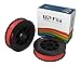 UP Fila C-22-10 PLA Plastic Filament, Scarlet Orange, 2 x 500 g Rolls (Pack of 2)