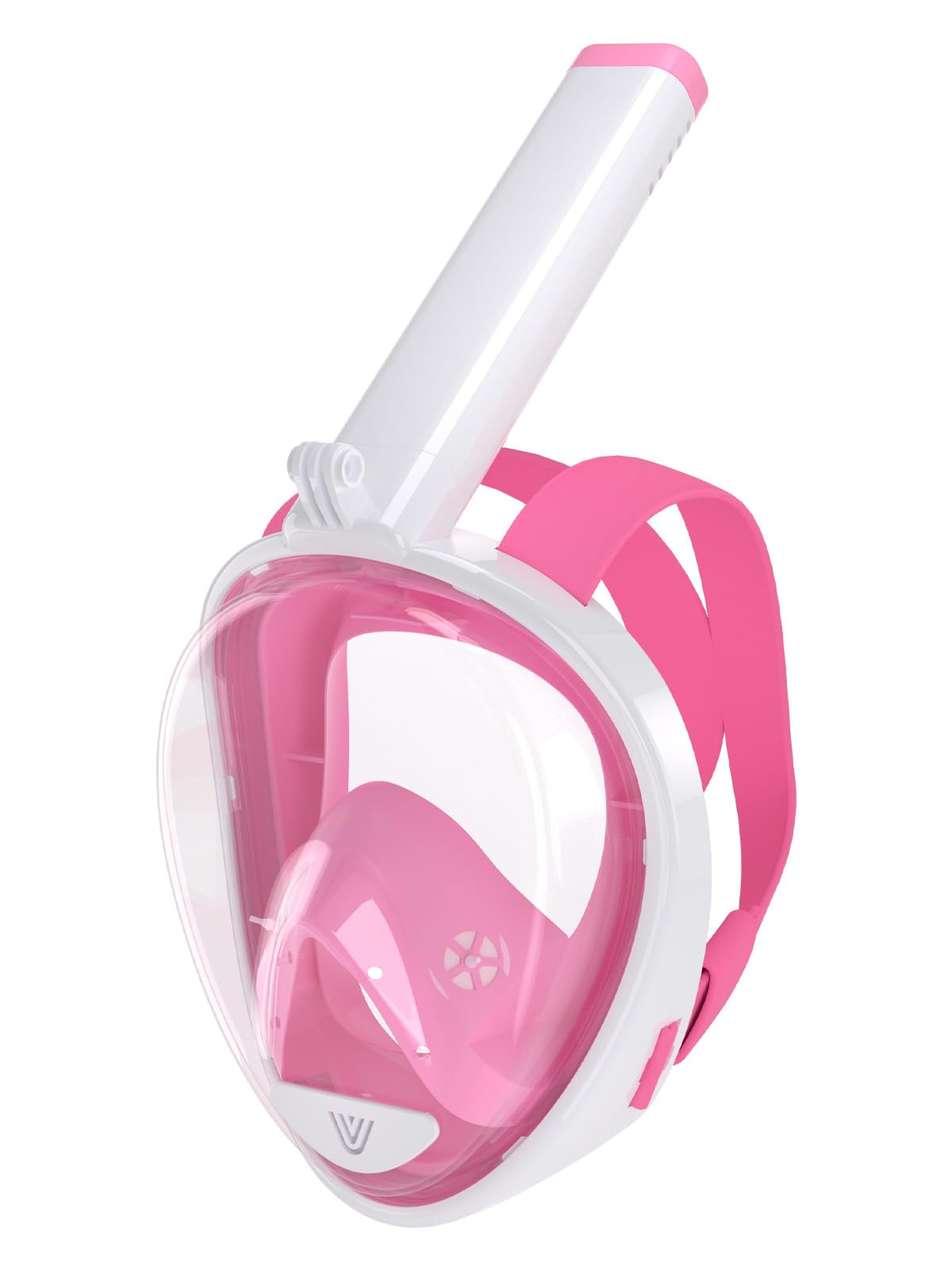 Vitare Full Face Snorkel Mask for Adults and Kids, 180° Wide View Diving Mask with Anti-fog and Anti-leak Technology, New Breathing System Snorkel Set with Camera Mount