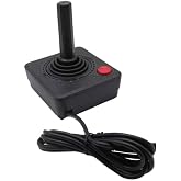 XSPANDER Joystick Controller Wired with Operating Buttons &amp; Four-Way Compatible for Atari 2600 Console Systems