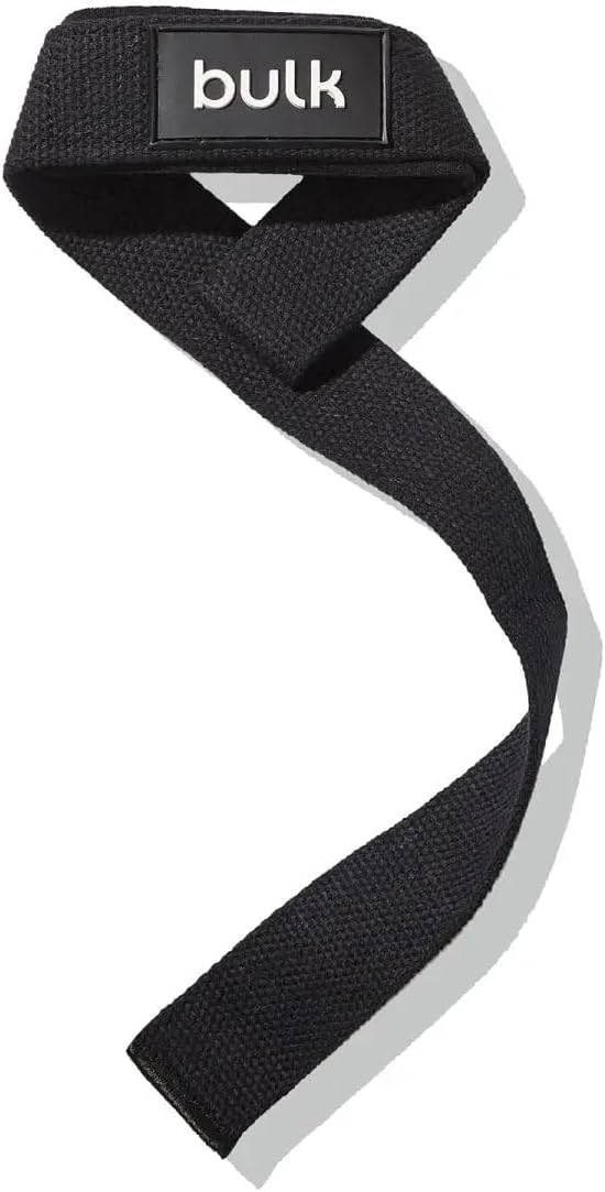 Bulk Lifting Straps for Weightlifting – Black Padded Straps