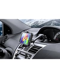 Arkon RoadVise Soporte de coche Dash para iPhone X 8 7 6s 6 Plus 7 6s 6 Galaxy S8 S7, Note 8 5 al por menor Negro