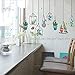 Cactus Plants Wall Stickers Peel and Stick Wall Decals for Bedroom Home Wall Decor Geometric Pots Wall Decal Vinyl Wall Stickers Removable Wallpaper for Living Room Classroom Office Boho Wall Decals