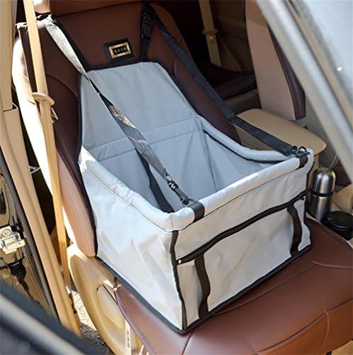 RIRUI Pet Car Seat Cover Cradle Rear Back Seat Protector,Foldable Waterproof Basket Hammock,Safe Safety Travel Mat for Dog / Puppy / Cat / Rabbit and Other Pets