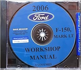 Unabridged 2006 Ford F 150 Truck Pickup Workshop Repair And Service Manual On Cd Ford Motors Amazon Com Books