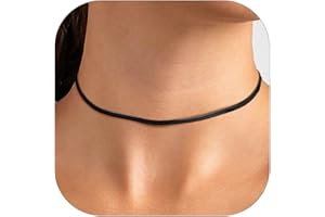 FindChic Stunning Choker Herringbone Chains for Women Stainless Steel 18K Gold/Rose Gold Plated Snake Chain Necklaces 3MM/5MM