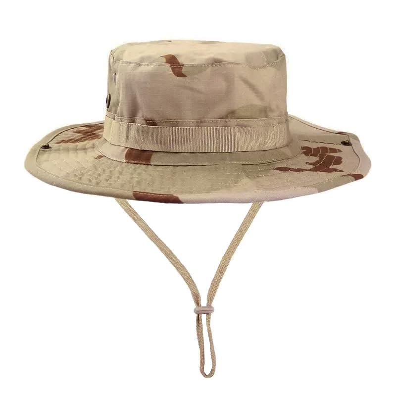 CHINWHI Boonie Hat Sun Protection Round Bucket Hat Tactical Camo for Fishing Camping Hiking Outdoors Sport Men Woman Unisex