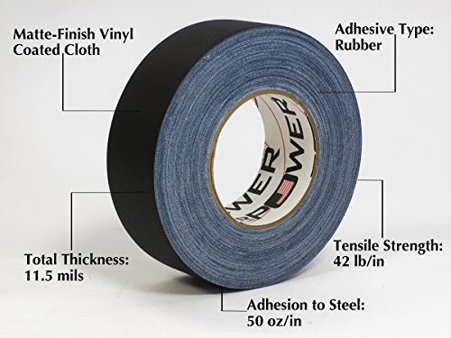 image for REAL Premium Grade Gaffer Tape Plus by Gaffer Power Made in the USA - 