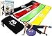 Skin-Friendly Non Latex Resistance Loop Bands Set 4 - Best Home Fitness Exercise Bands for Legs, Workout, Physical Therapy, Pilates, Yoga & Rehab - Mobility and Strength - 10in x 2in BGYR