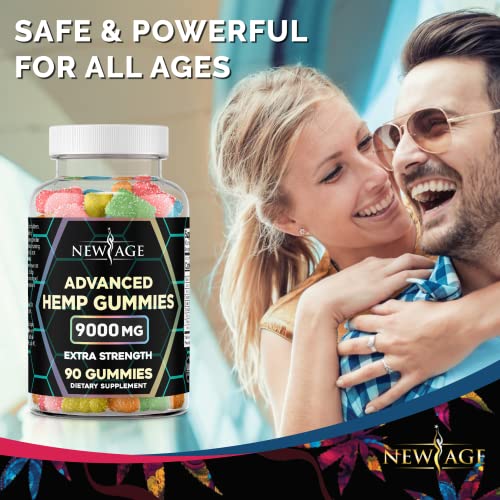 New Age 9000 Advanced Hemp Gummies All Natural Grown and Made in