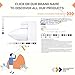 California Design Den Natural 100% Cotton Sheets, Twin XL Sheets Set, 400 Thread Count Sateen Bedding for Dorm Rooms & Adults, Deep Pockets, Cool & Durable - Light Grey