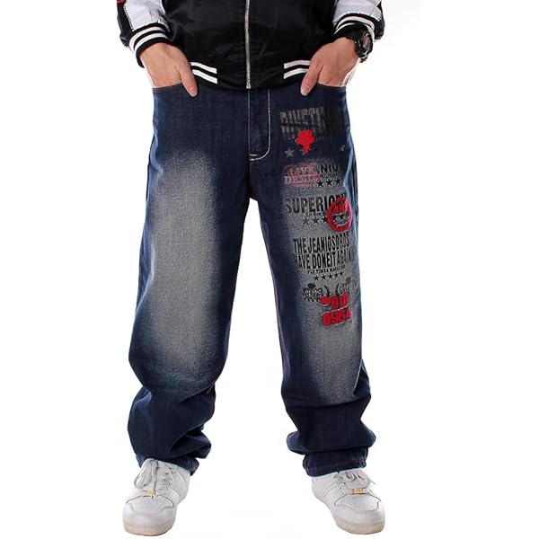 Hip Hop Pantalones Cholos De Los 90 Mens Baggy Jeans Vintage 90s