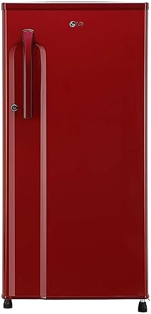 LG 188 L 3 Star Inverter Direct-Cool Single Door Refrigerator (GL-B191KPRX, Peppy Red)